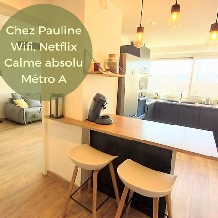 Magnifique Cocon - Metro A Republique - 2 Belles Chambres Avec Dressings - Wifi Gratuit - Netflix - Au Calme Absolu - Lumineux - Jardin Arbore Partage Dans La Residence Βιλερμπάν Εξωτερικό φωτογραφία